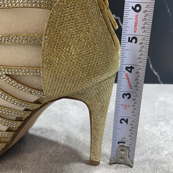 Derek Heart Cinderella Pumps Gold/Silver Size 7.5m - Picture 9 of 10